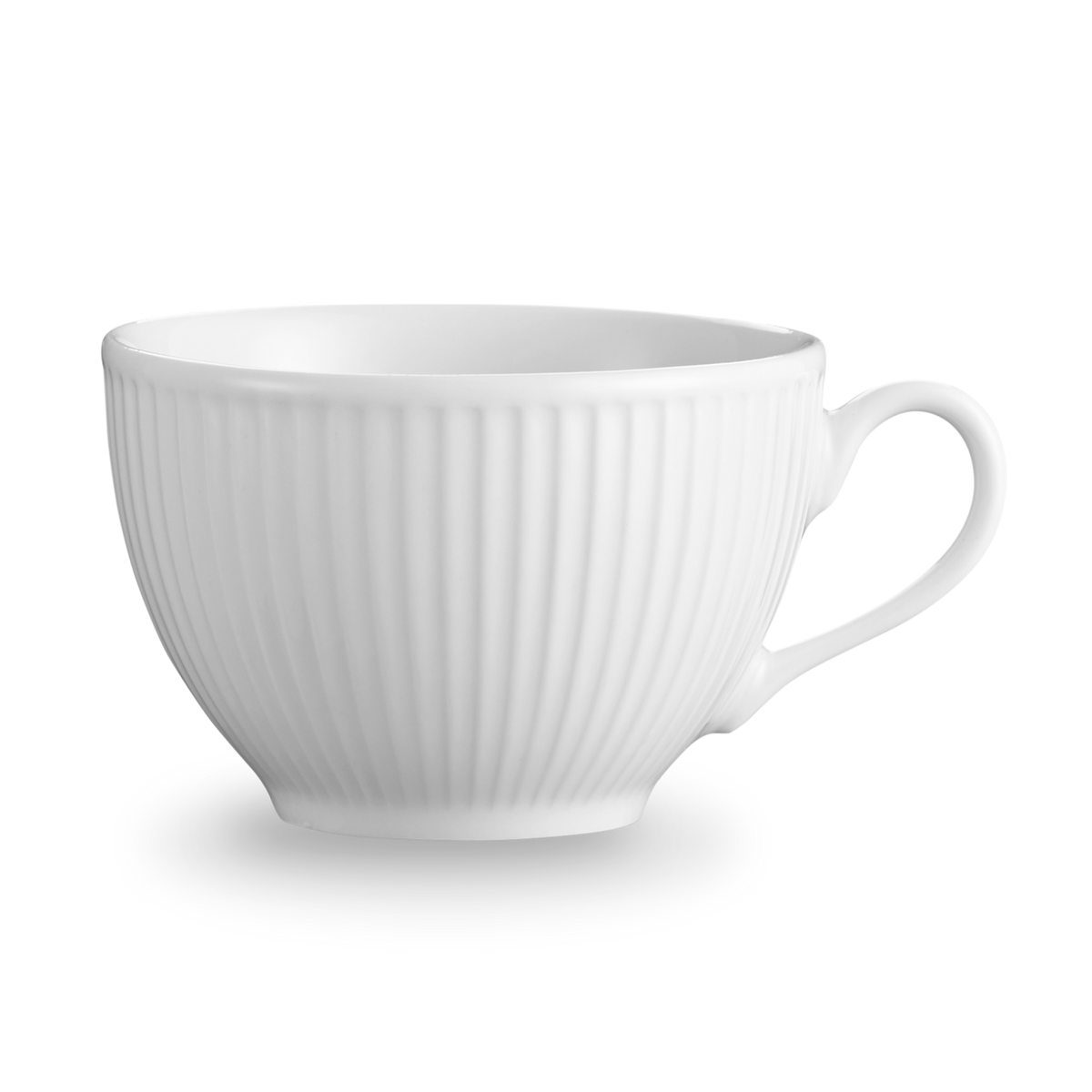 Plisse Pleated Porcelain Cups by Pillivuyt — Sets of 4