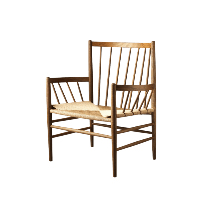 FDB Møbler J82 Lounge Chair, Smoked Oiled Oak