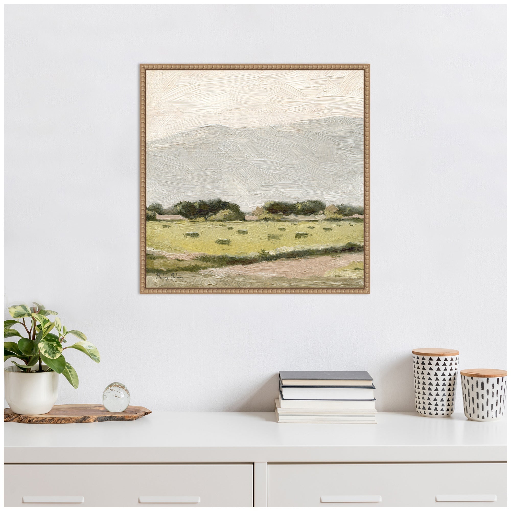 Petit Views No 11 by Mackenzie Nelson Framed Canvas Wall Art Print