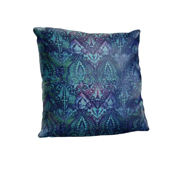 Luxury Paisley Pillow - Neela Blue
