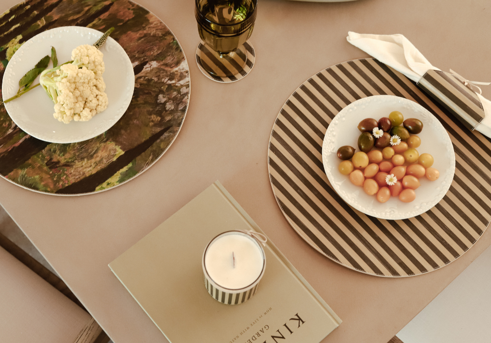 Olive Napkin Holder Set | Sunset Soiree by Lainy Hedaya