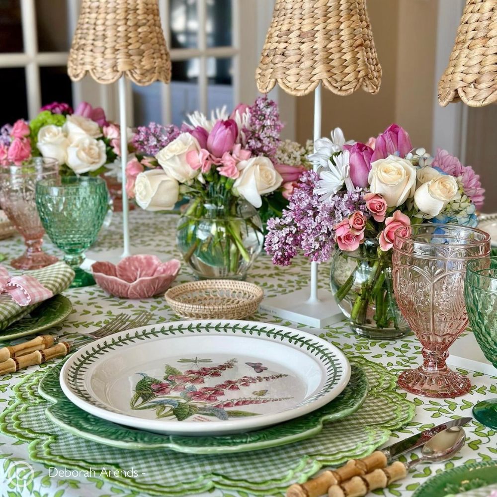 Light Green Leaves - Tablecloth