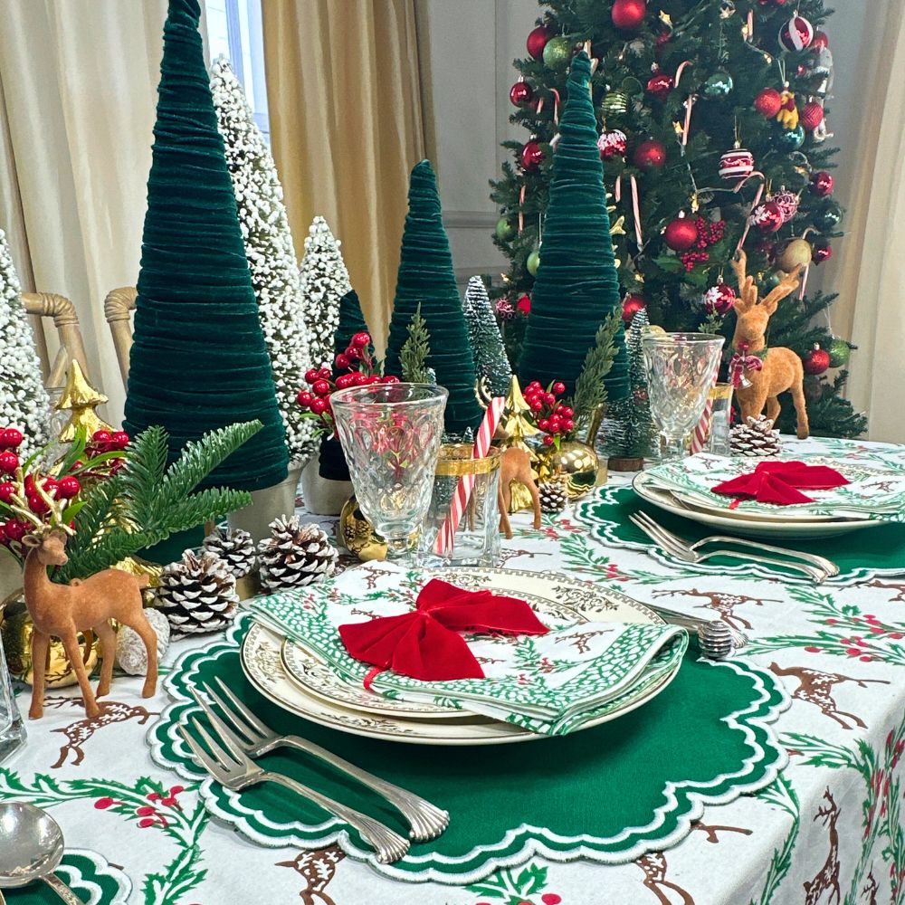 Enchanted Christmas Reindeer - Tablecloth