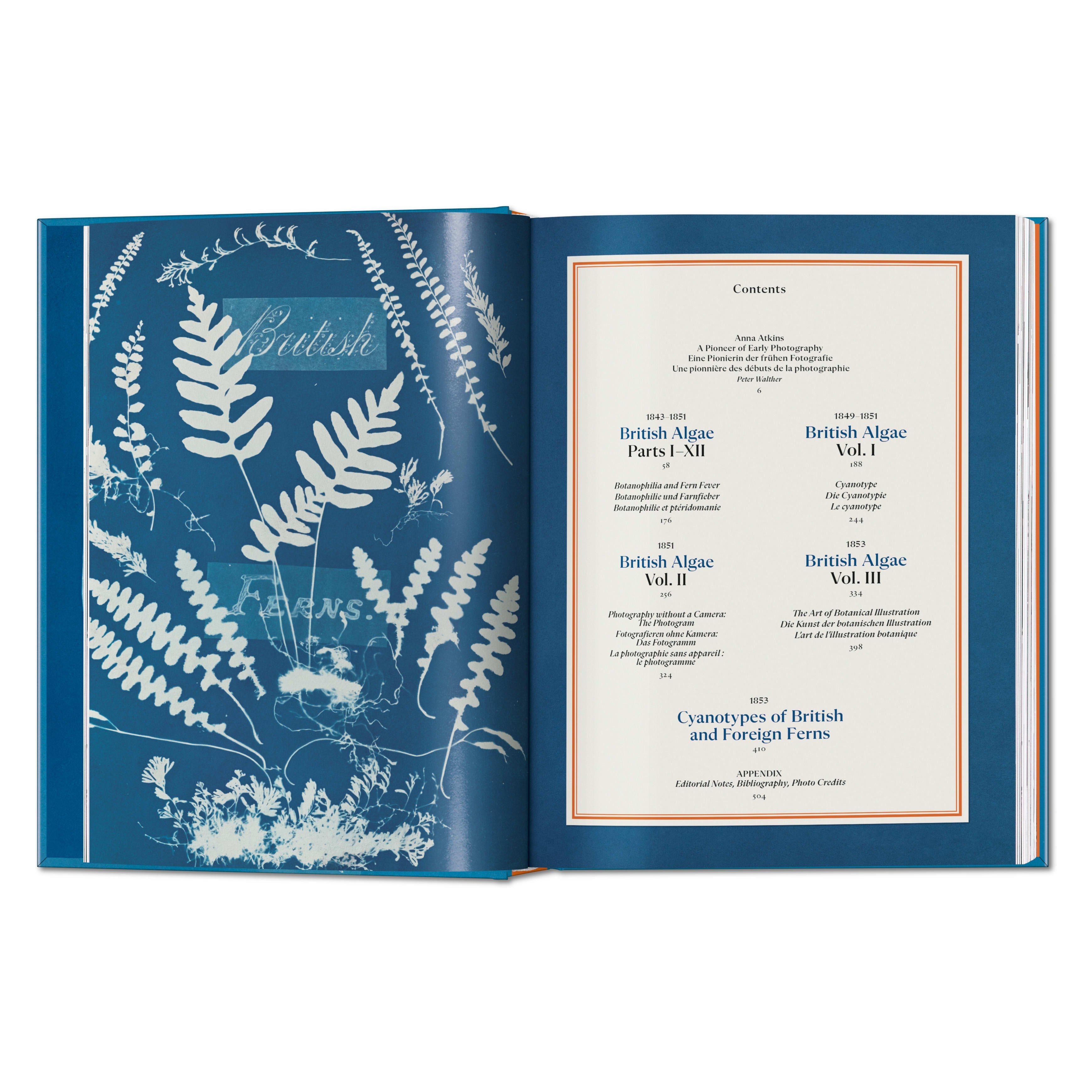 Anna Atkins. Cyanotypes. 45th Ed. (German, French, English)