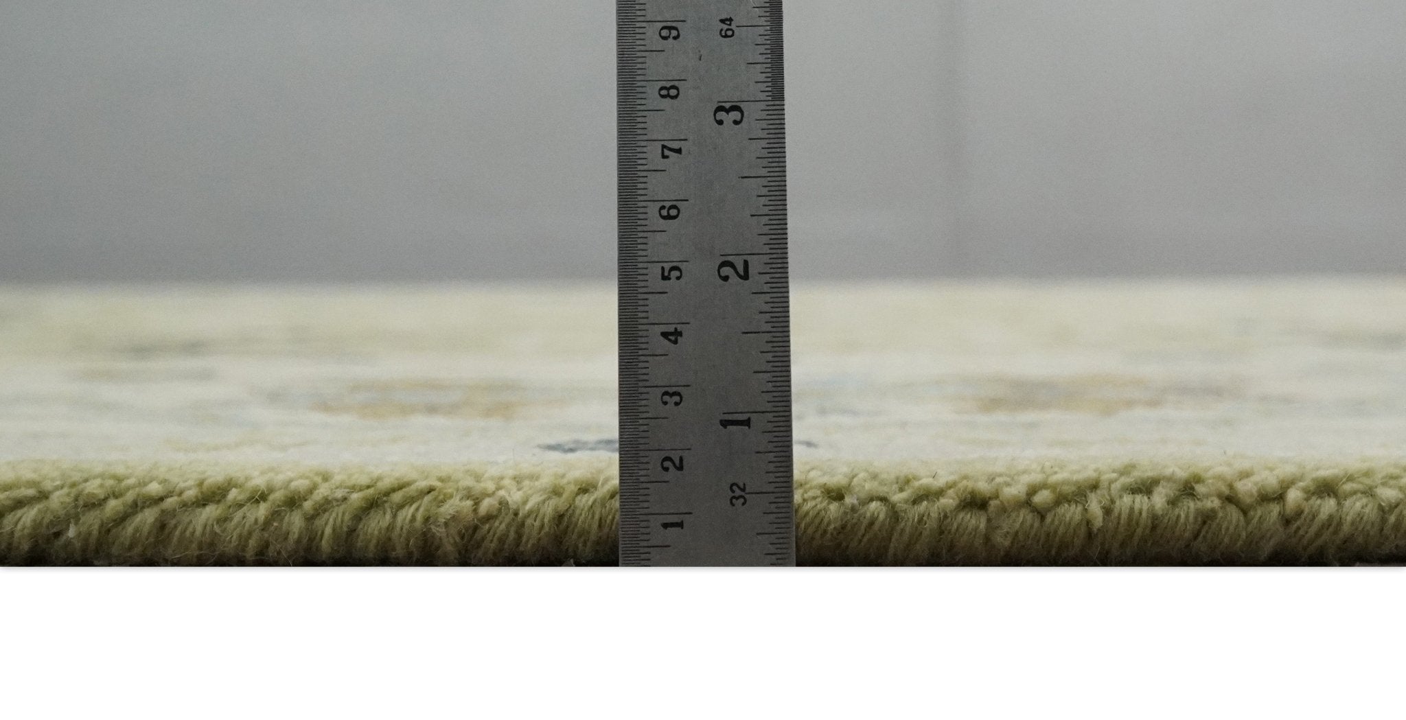 5x8, 6x9, 8x10, 9x12, 10x14 and 12x15 Hand Knotted Olive, Silver and Beige Traditional Persian Vintage Heriz Serapi Wool Rug | TRDCP746 - The Rug Decor