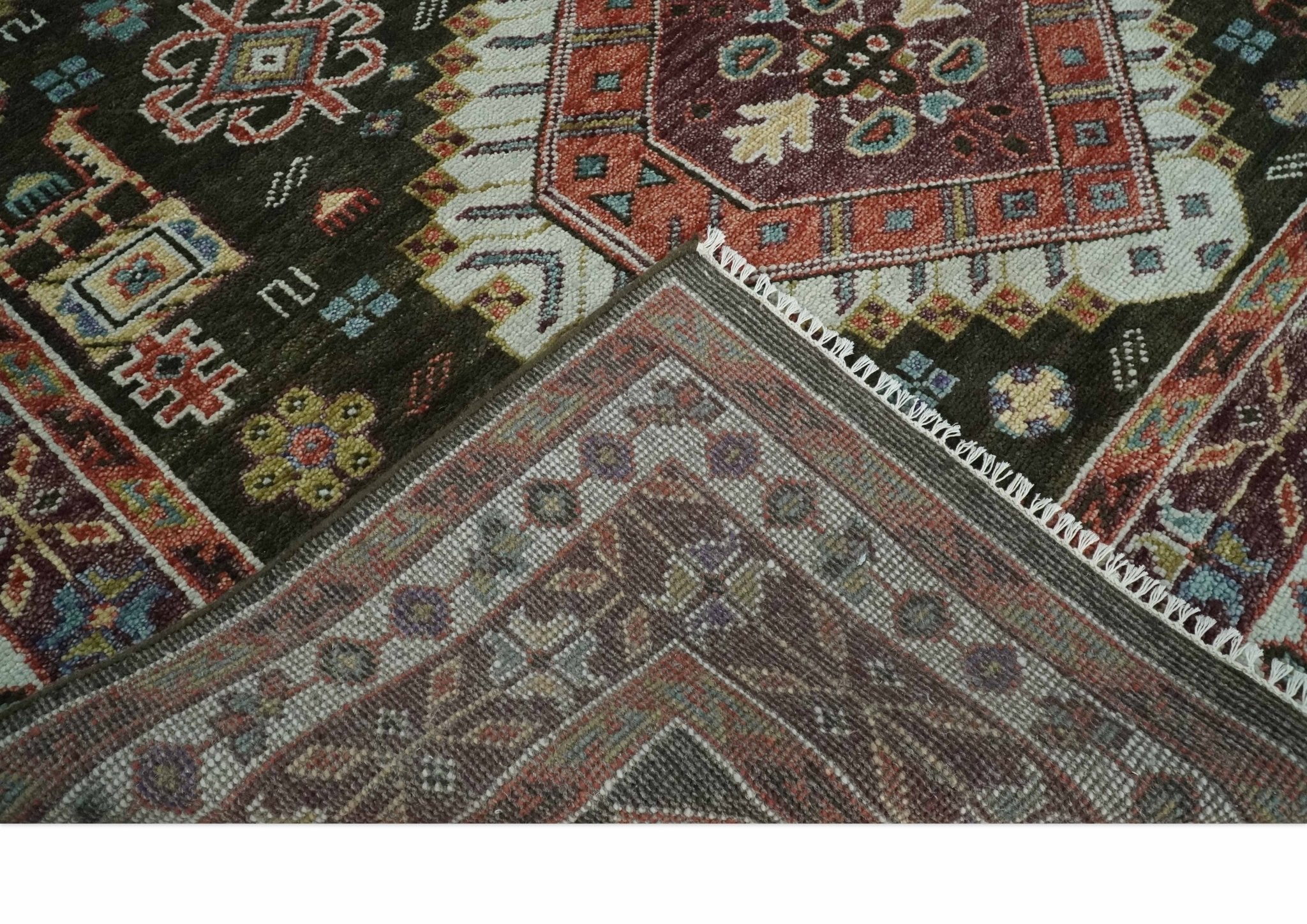 5x8, 6x9, 8x10, 9x12, 10x14 and 12x15 Rust, Ivory and Brown Oriental Traditional Persian Area Rug | TRDCP1095 - The Rug Decor