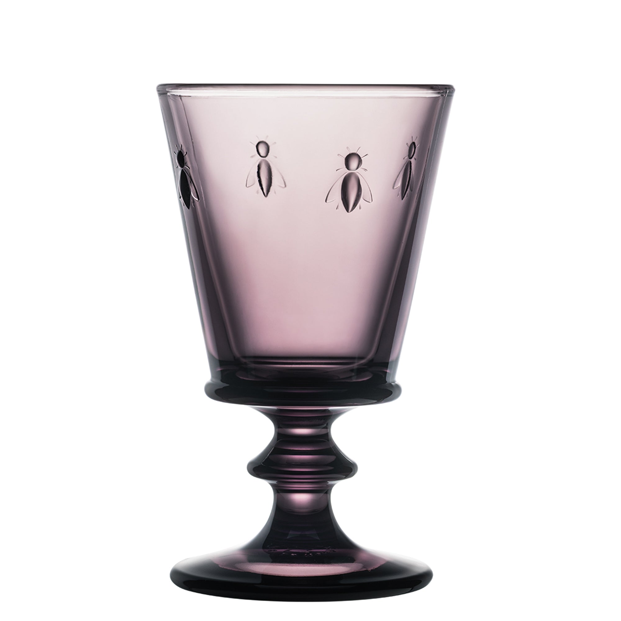 Bee Wine Glass Eggplant Set-6