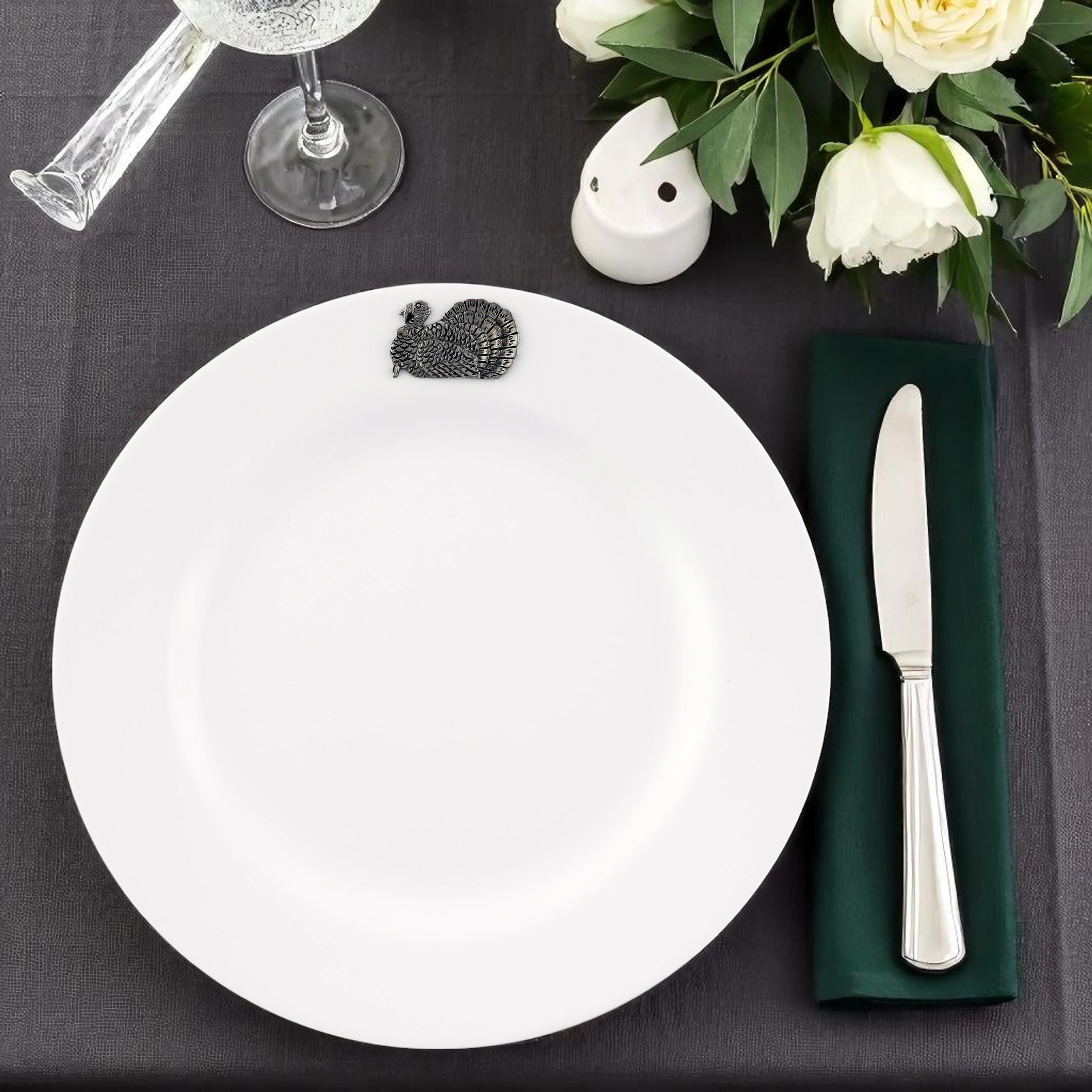 Turkey Melamine Lunch Plates - Set of 4