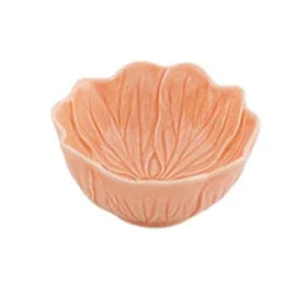 Flora Earthenware Small Bowl in Pink (Set of 4) - The Mayfair Hall