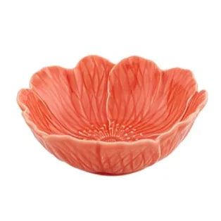 Flora Earthenware Large Bowl in Salmon (Set of 4) - The Mayfair Hall