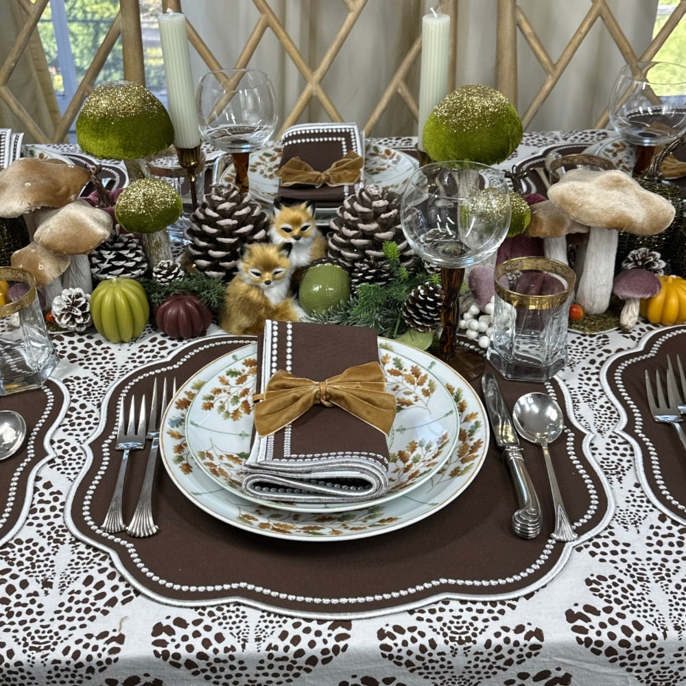Charlotte Placemat - Cocoa (Set of 4)