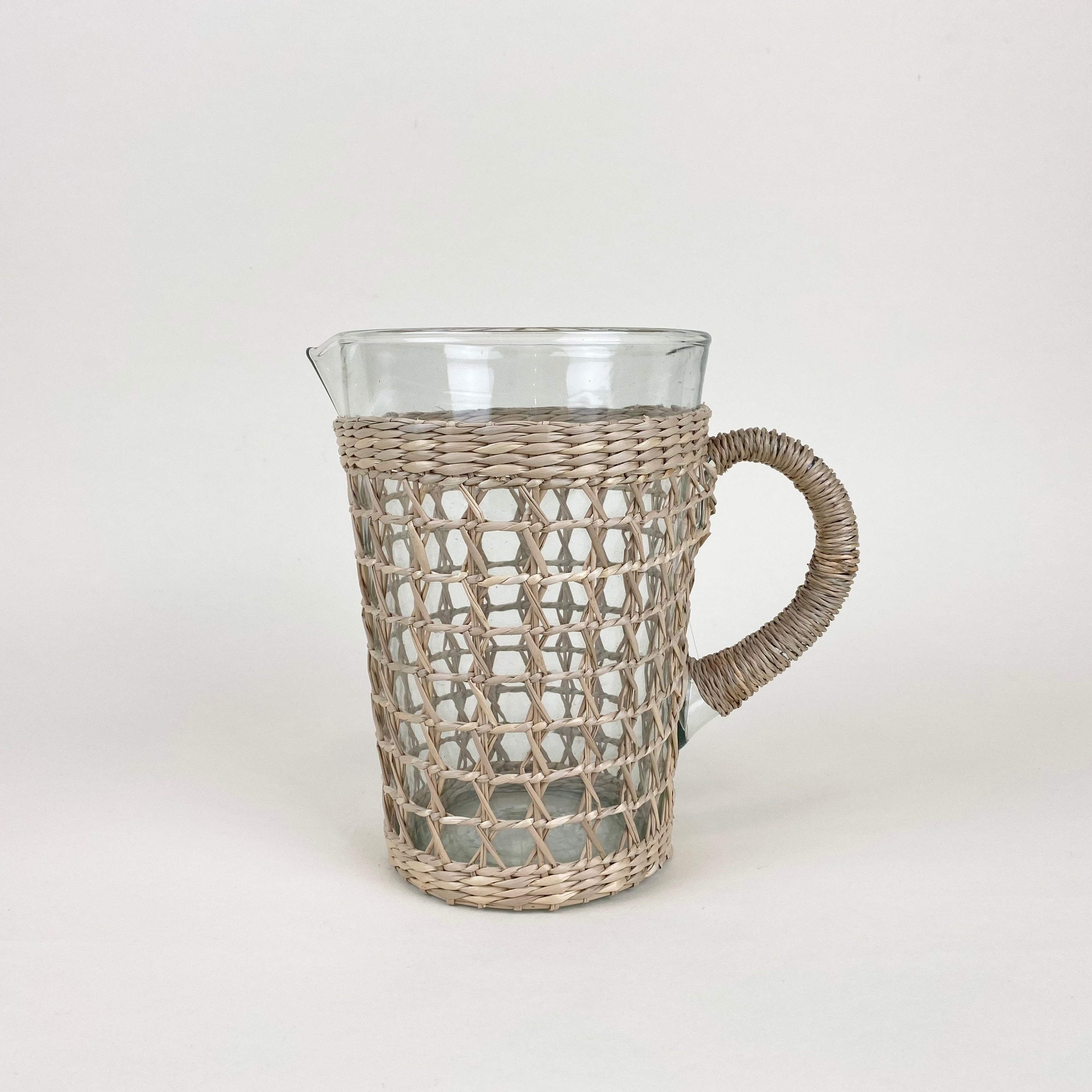 Seagrass Cage Pitcher