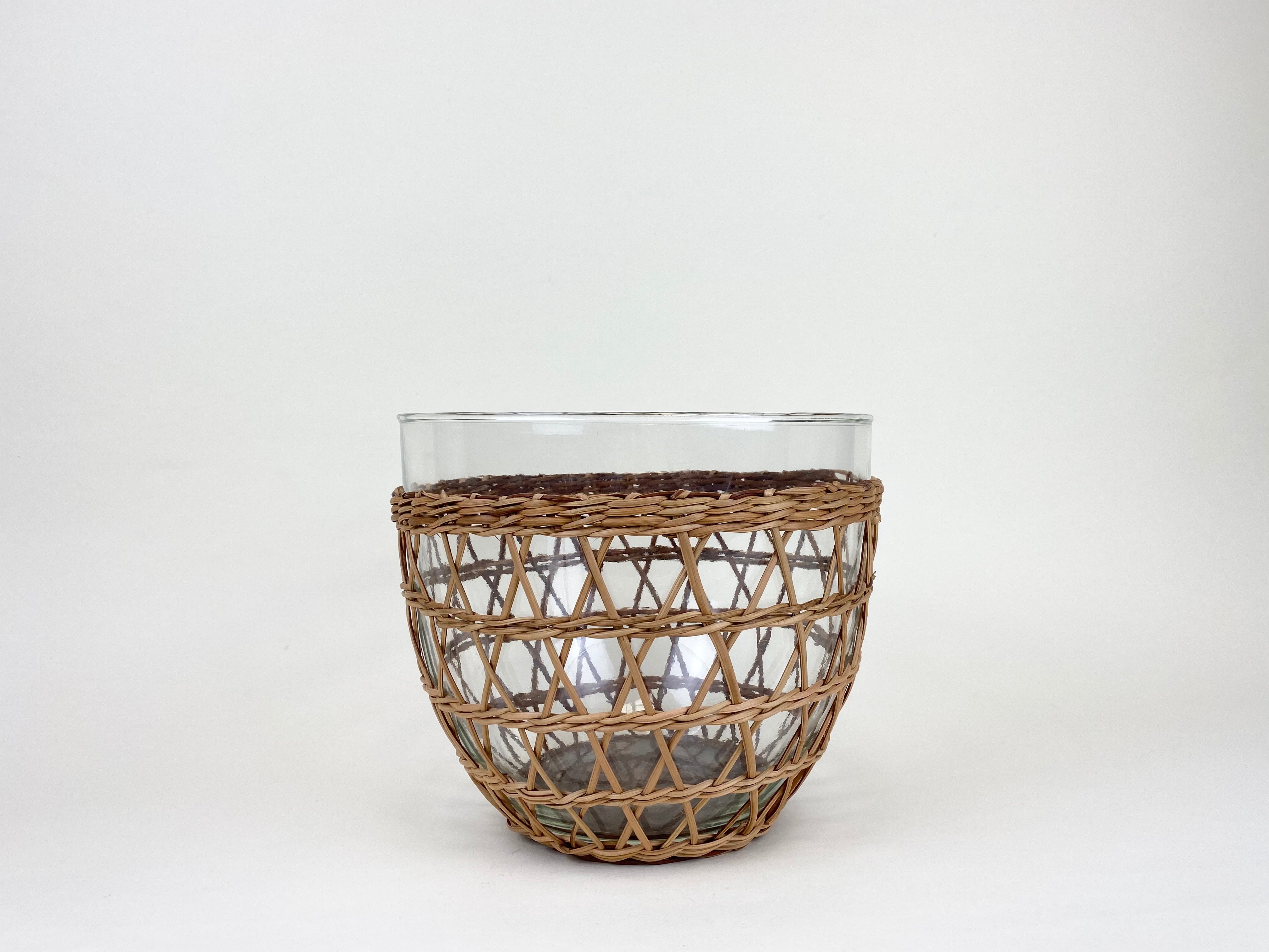 Rattan Cage Large Bowl