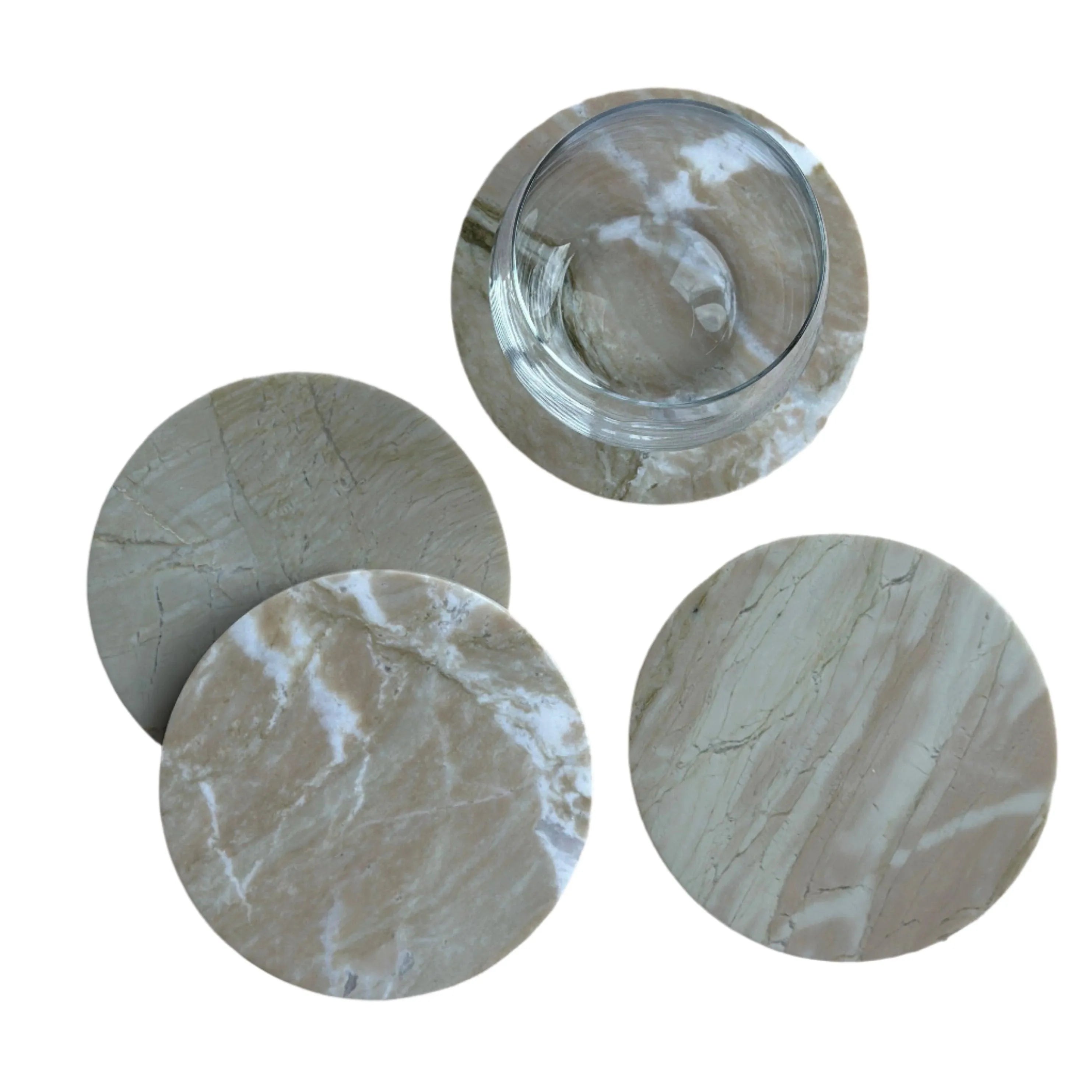 Anastasio Home Oversized Coasters in Matcha