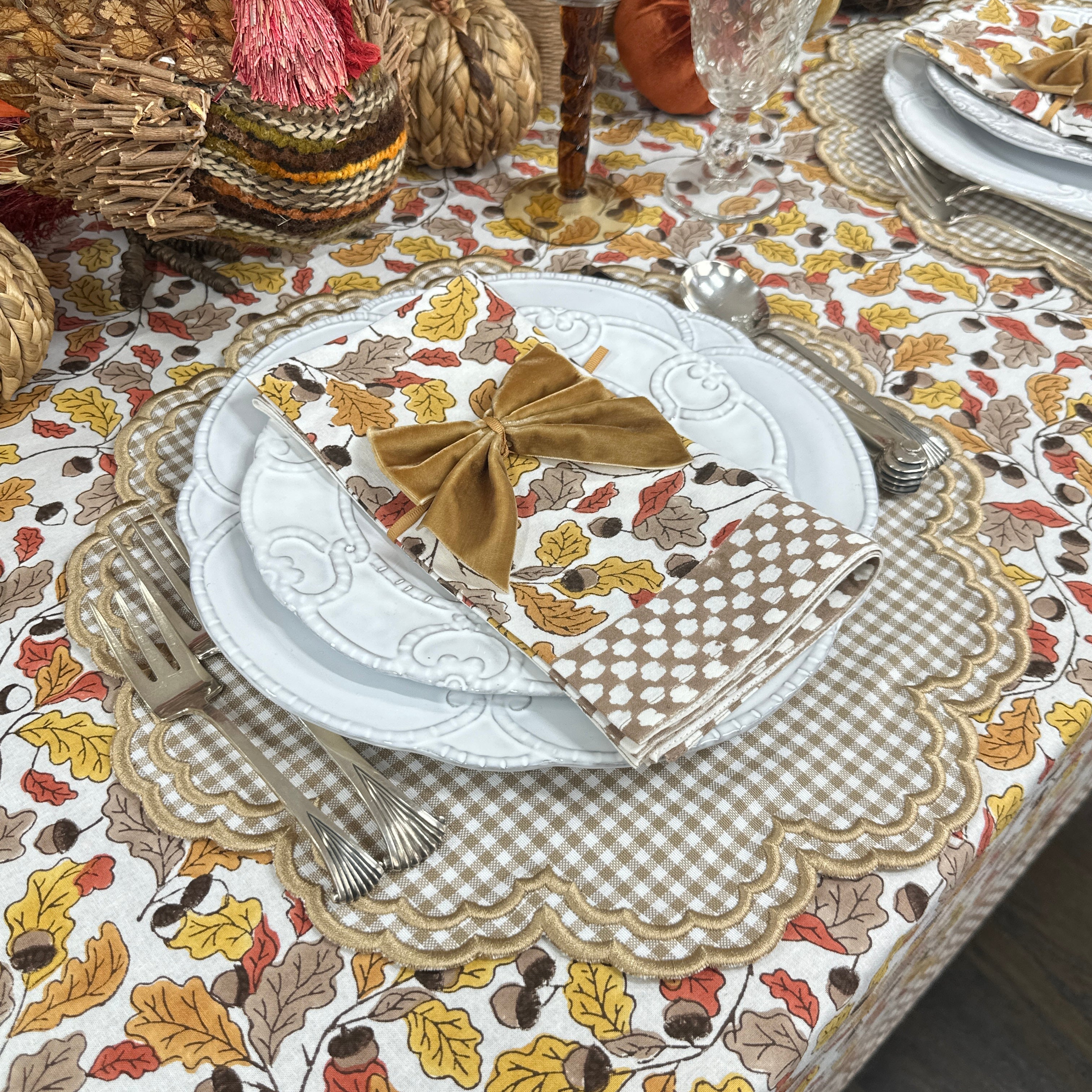 Acorns & Leaves - Tablecloth