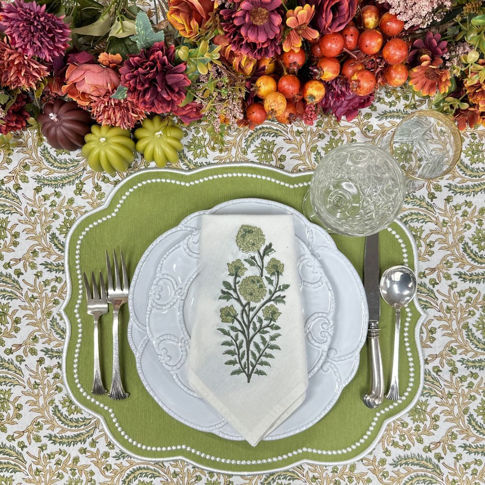 Flying Sheep Country Harvest Fable Tablecloth - Thumbnail 2