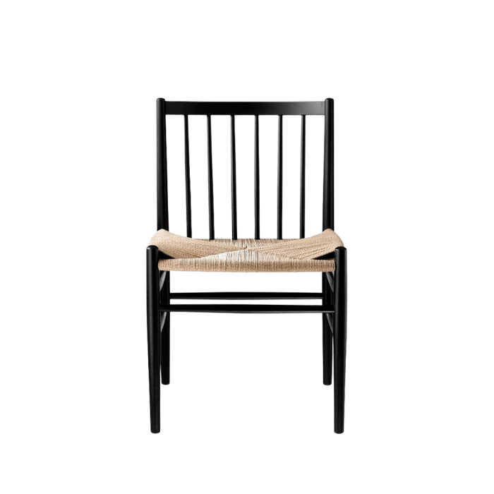 FDB Møbler J80 Chair, Jet Black Painted Beech