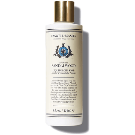 Caswell-Massey Centuries Sandalwood Liquid Bath Soap 8 Oz