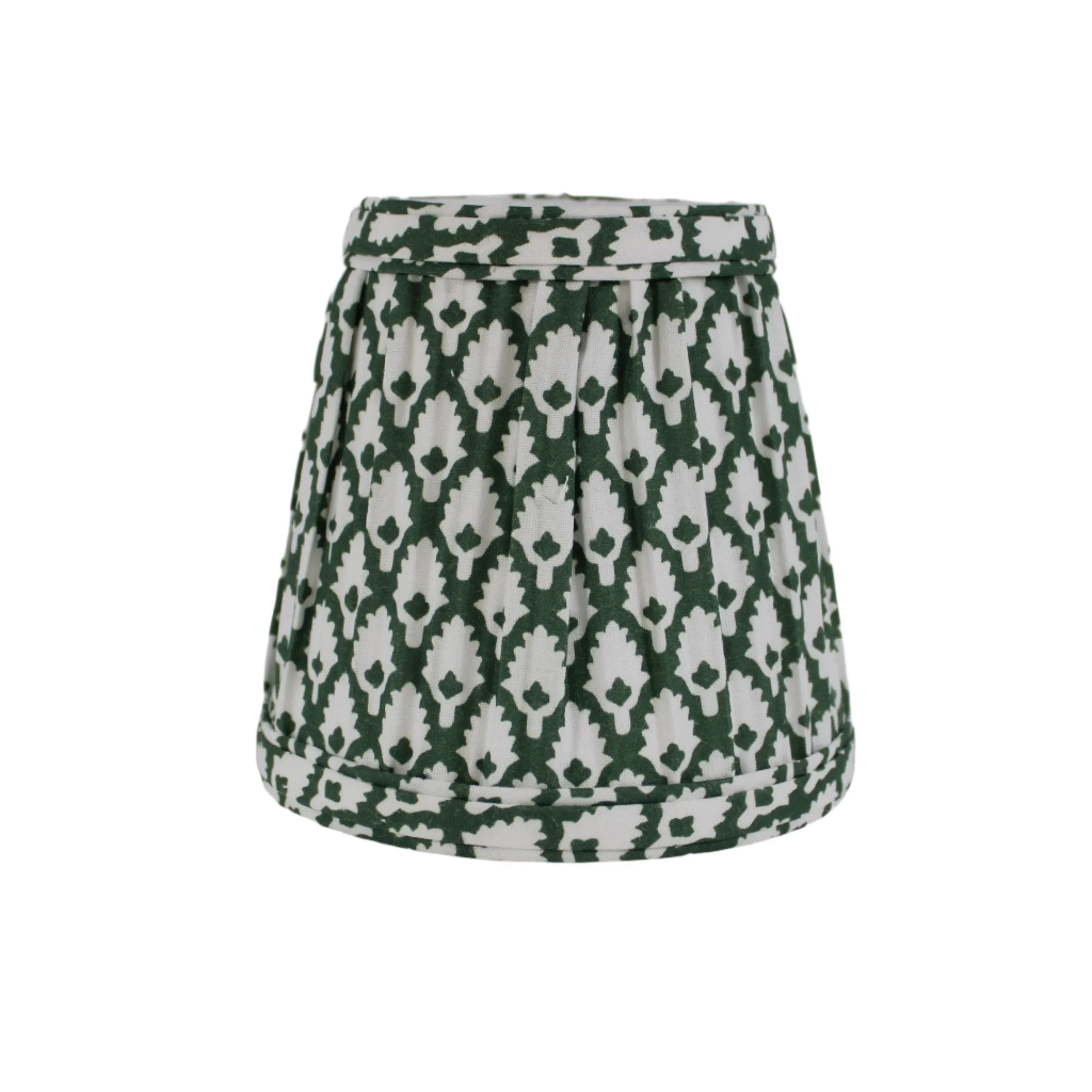 Small Fabric Shade Cover in 851 Green - The Mayfair Hall