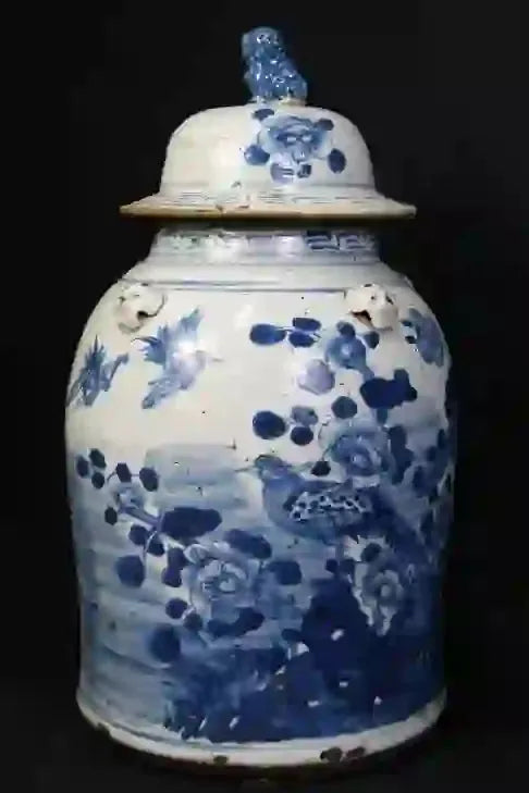 Pair of Chinese Temple Jars - The Mayfair Hall