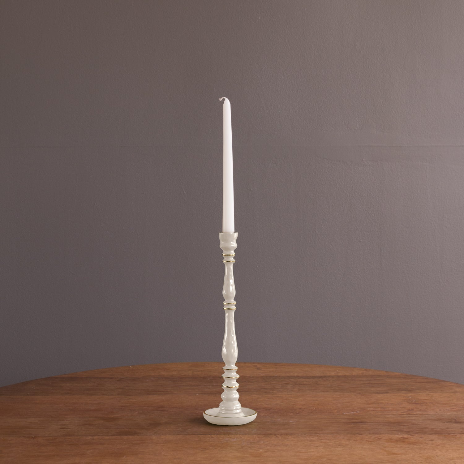 ENCANTO Crosby Small Candlestick Holder (Cream)