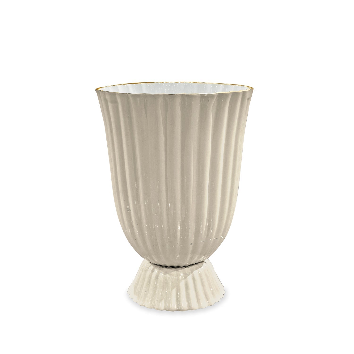 ENCANTO Vienna Medium Vase (Cream and White)