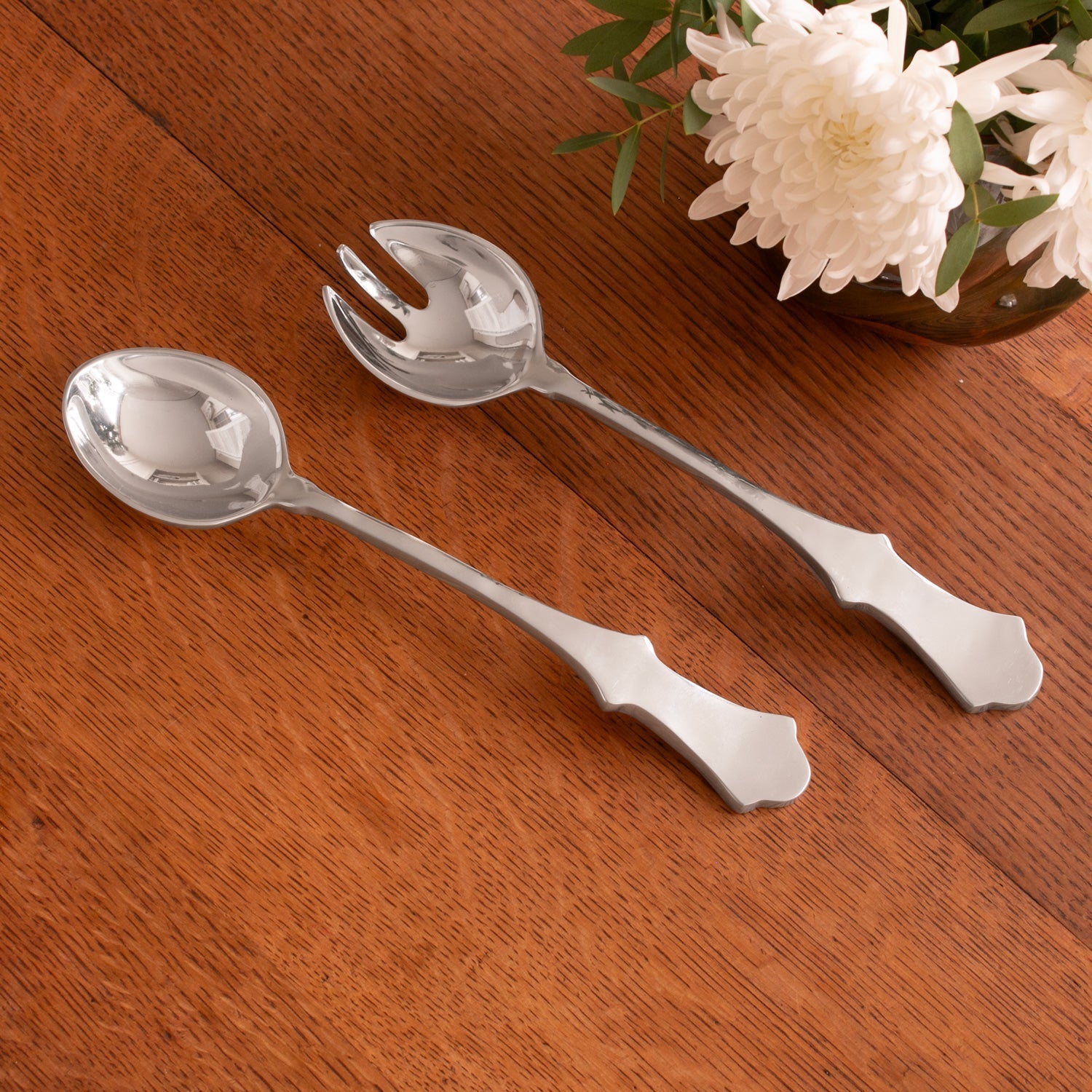 VINTAGE Revere Large Salad Servers