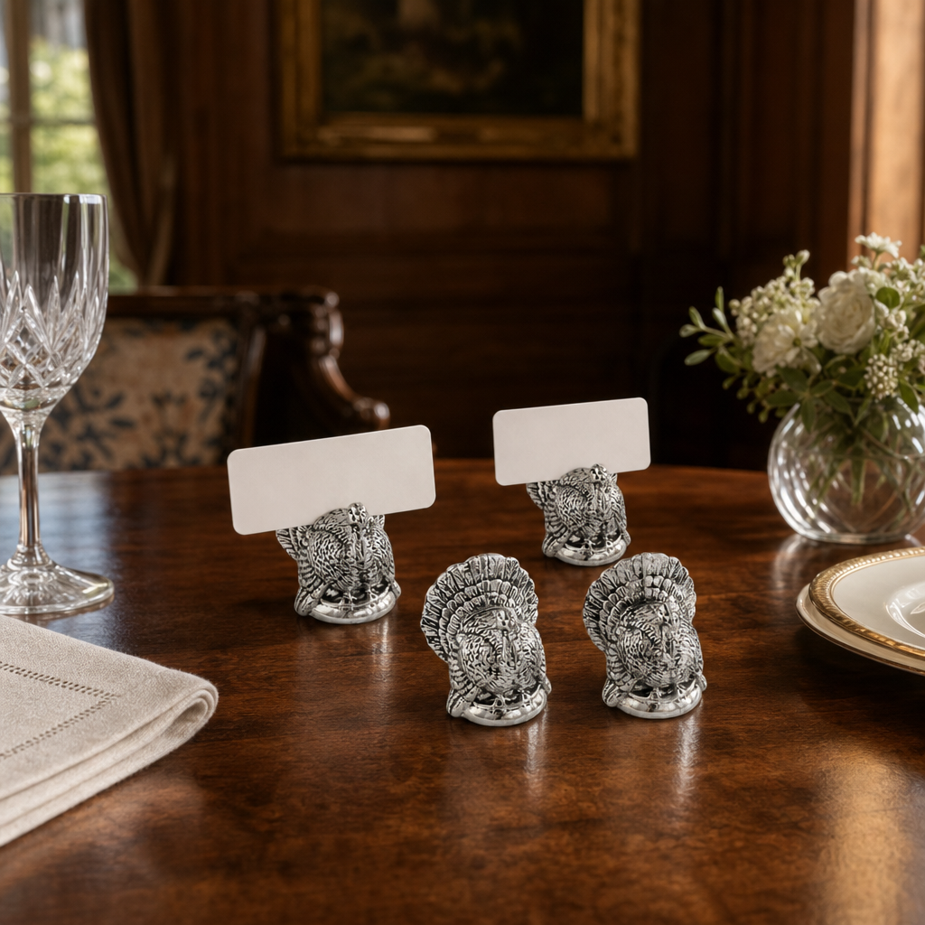 Turkey Placecard Holder (Set of 4)