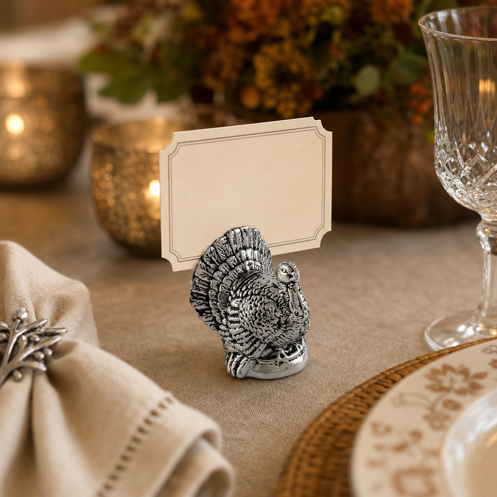 Turkey Placecard Holder (Set of 4)