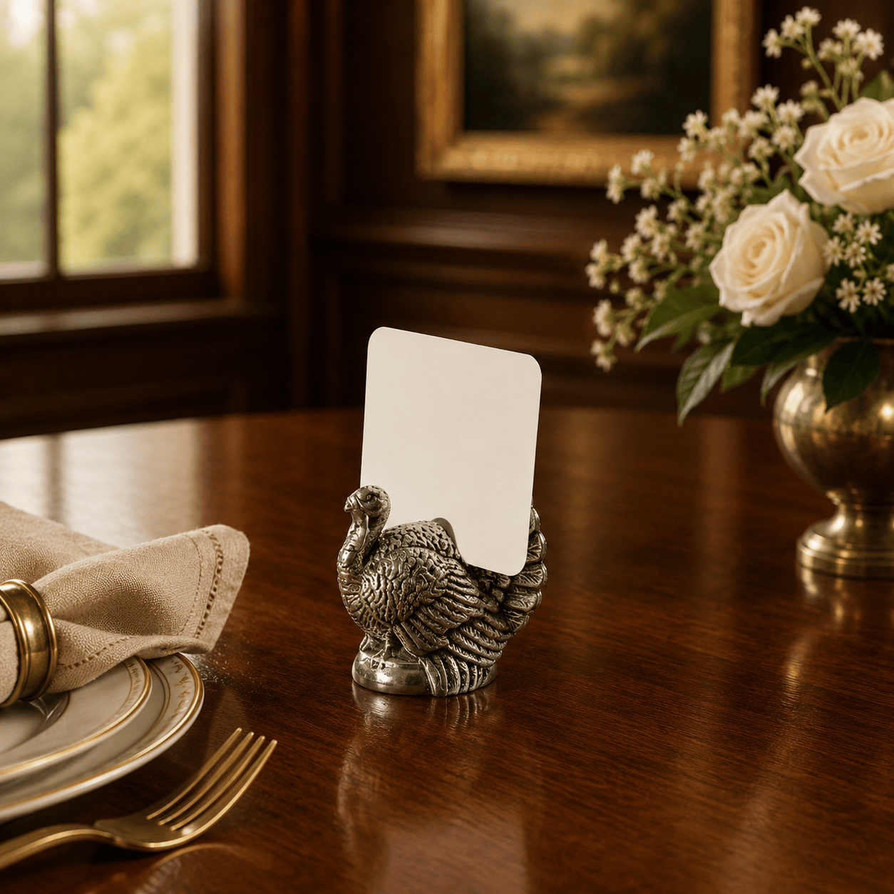 Turkey Placecard Holder (Set of 4)