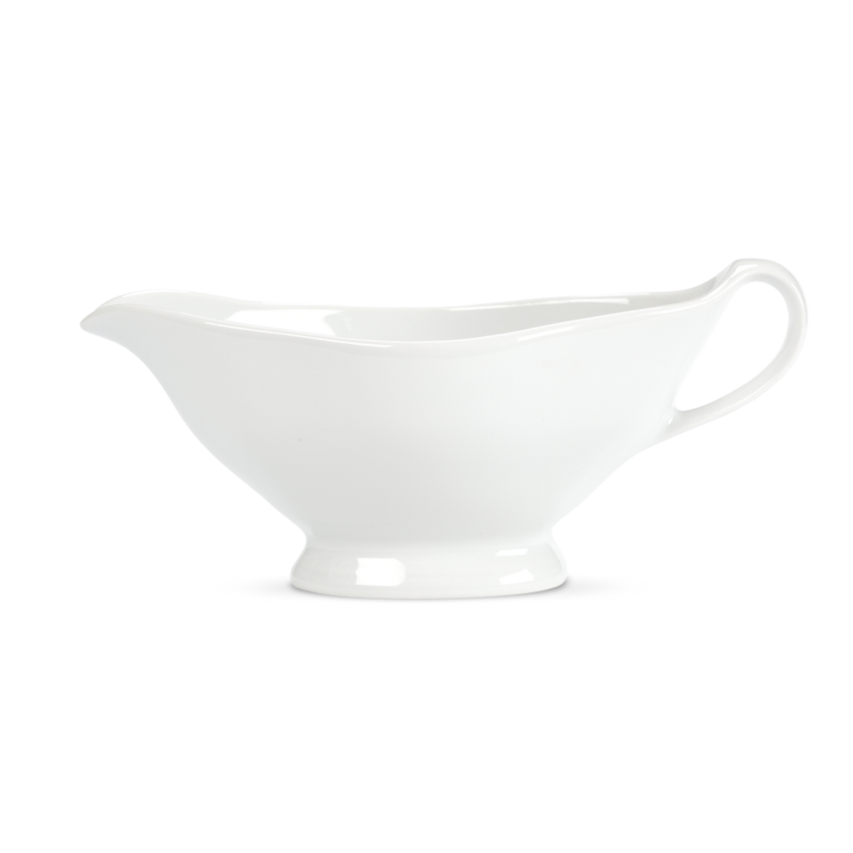 Classic White Porcelain Sauceboat by Pillivuyt