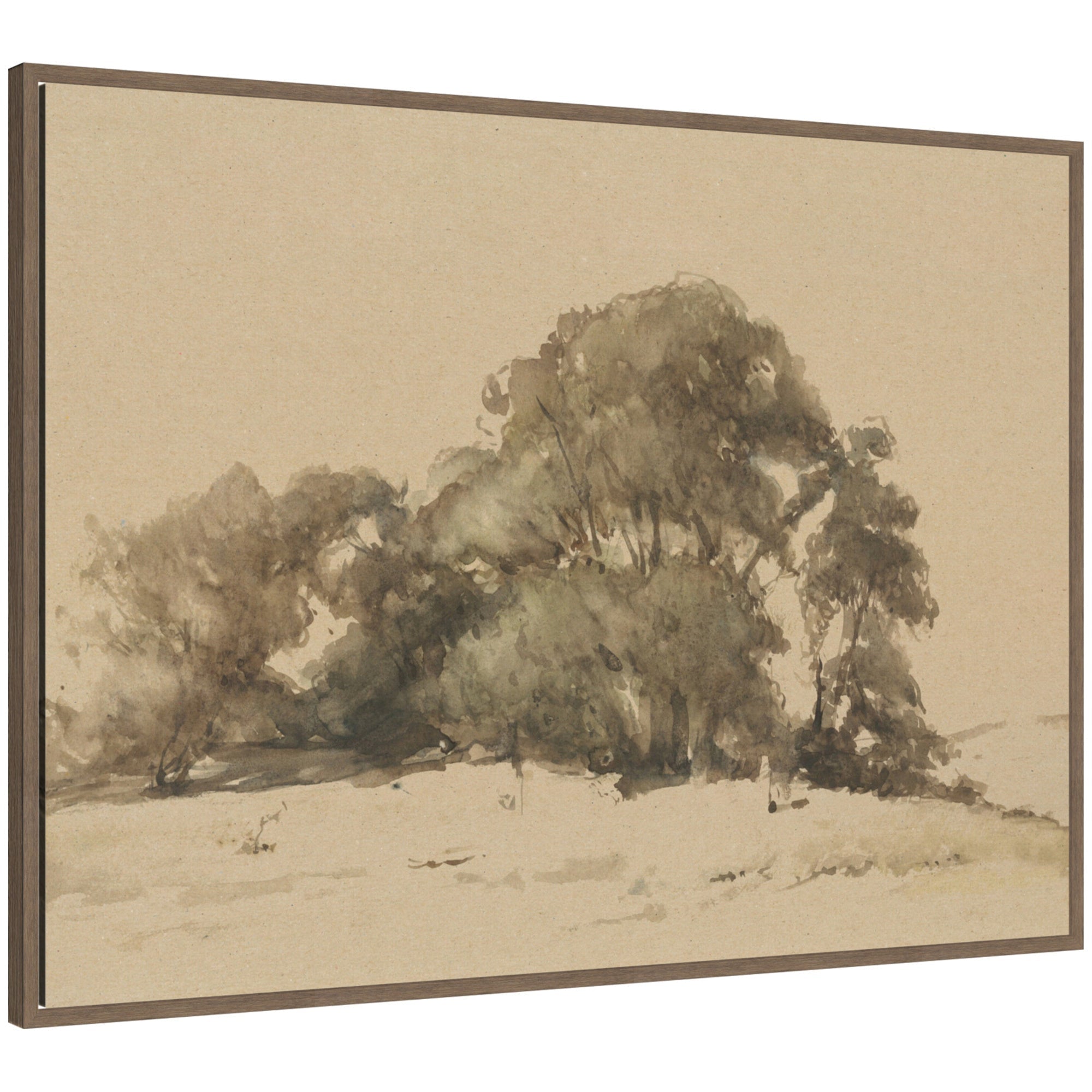 In de duinen bij Wassenaar 1875 Johannes Bosboom by Nostalgia Prints Framed Canvas Wall Art Print