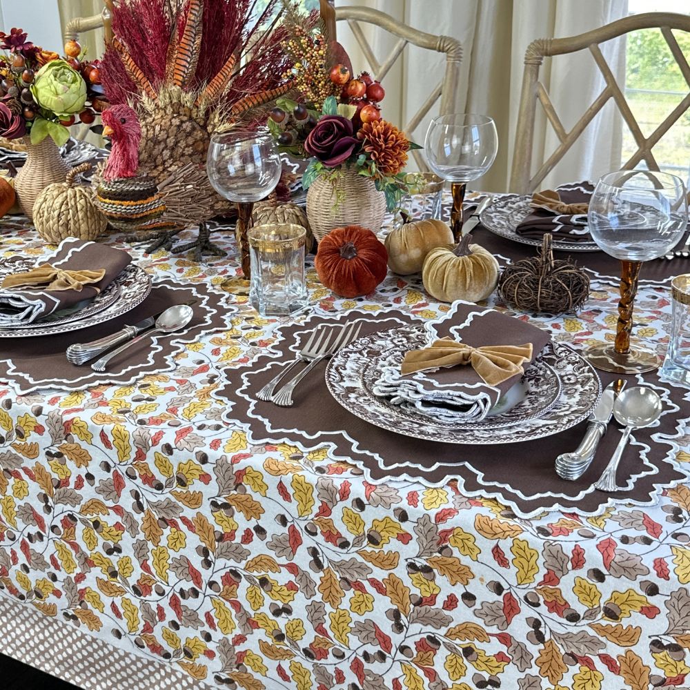 Acorns & Leaves - Tablecloth