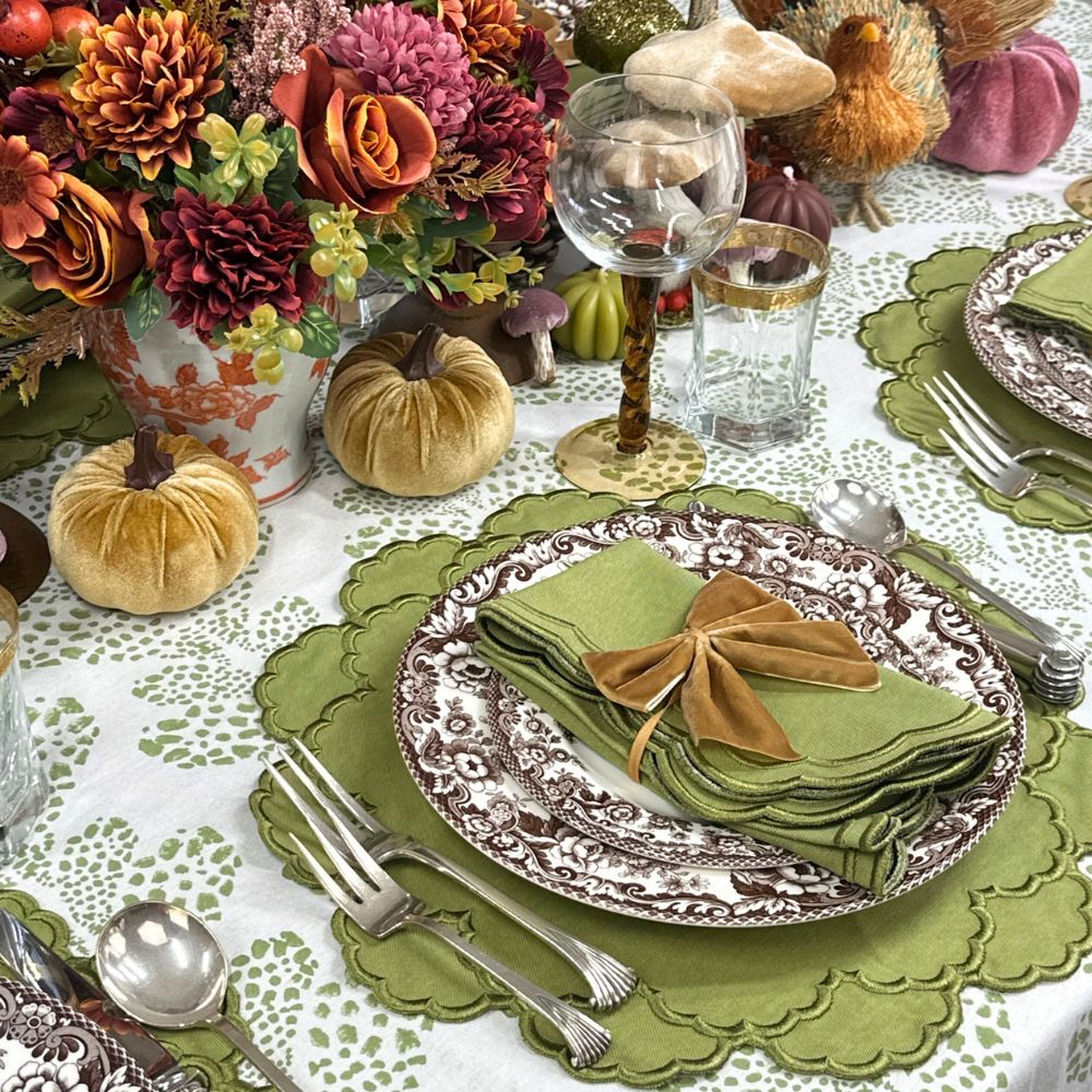 Lillian Placemat - Sage (Set of 4)