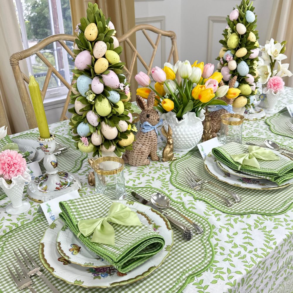 Charlotte Placemat - Green Gingham (Set of 4)