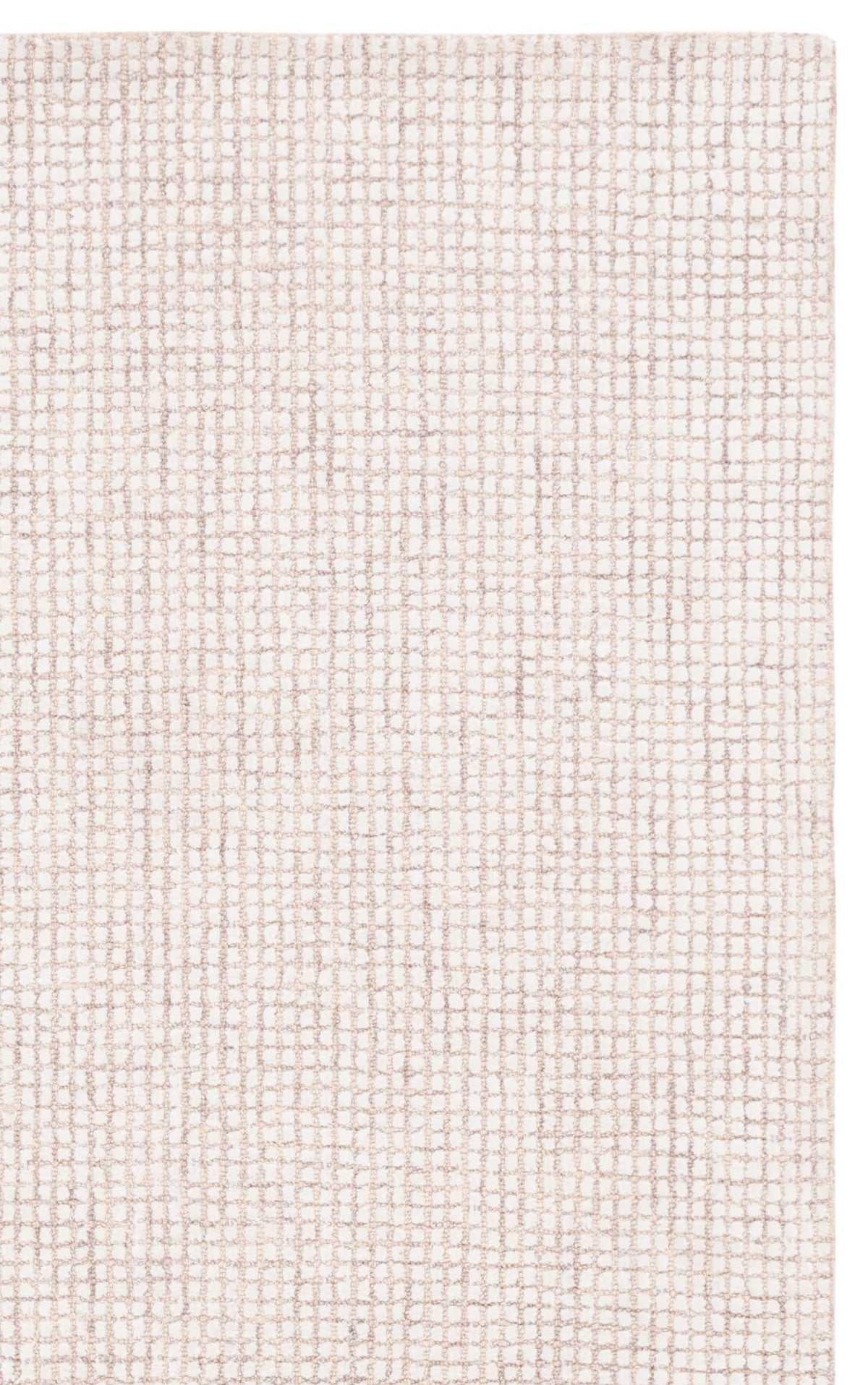 Abstract Modern Hand Tufted Area Rug in Ivory and Beige