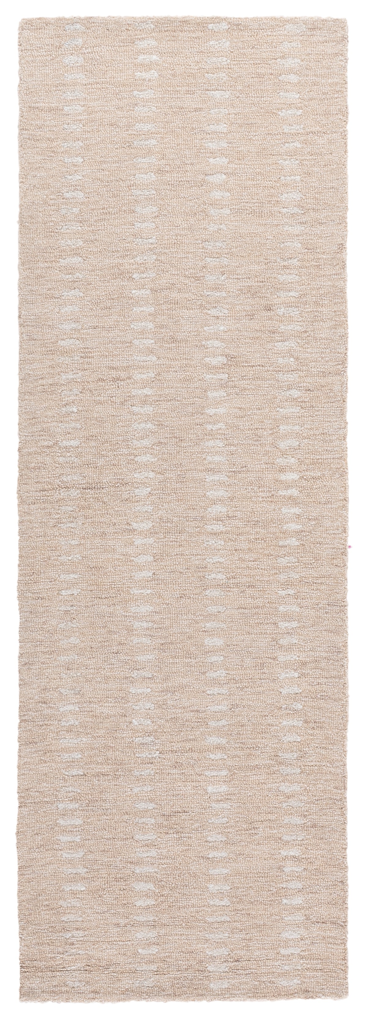Abstract Modern Hand Tufted Area Rug in Beige and Ivory