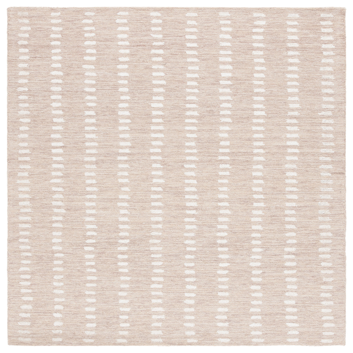 Abstract Modern Hand Tufted Area Rug in Beige and Ivory