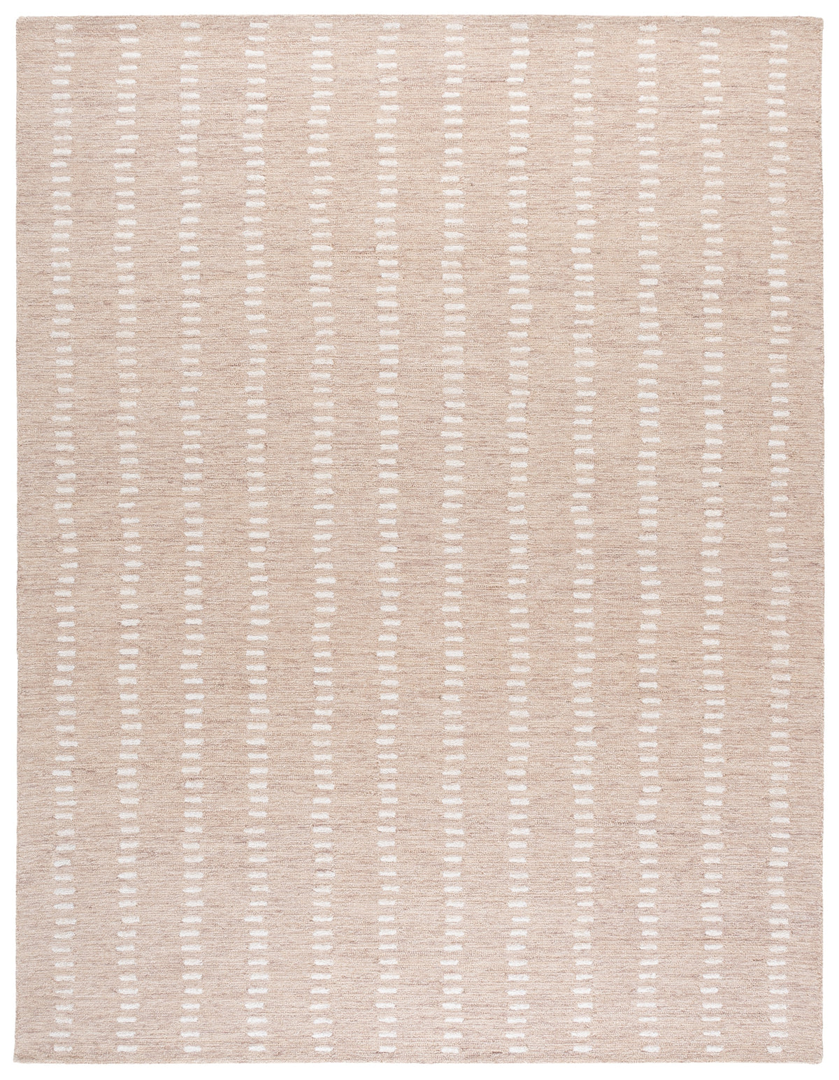 Abstract Modern Hand Tufted Area Rug in Beige and Ivory