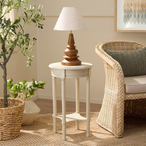 Tinsley Round Accent Table in Sand