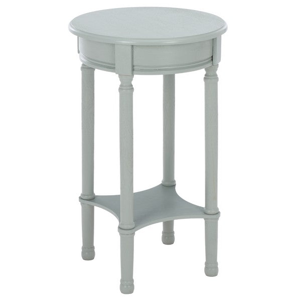 Tinsley Round Accent Table in Robins Egg Blue