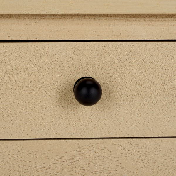 Haven Accent Table in Natural with Storage Drawer