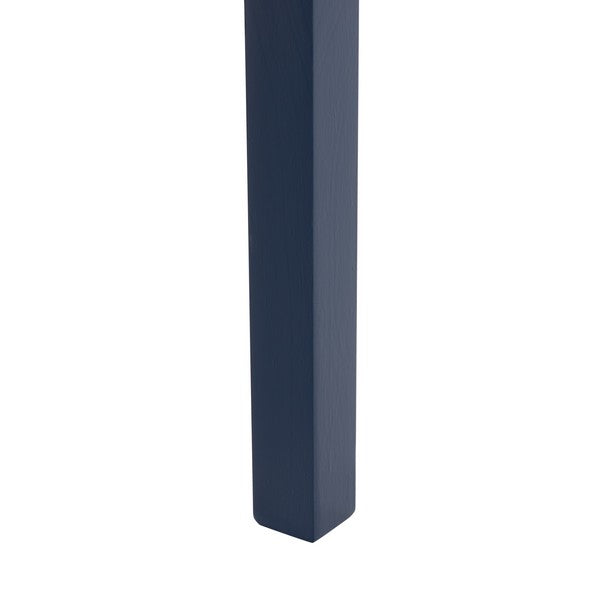 Darlyn Wood Rectangle Accent Table in Ink Blue