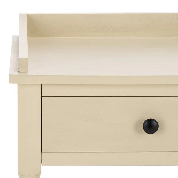 Astaroth Wood Accent Table in Sand - The Mayfair Hall
