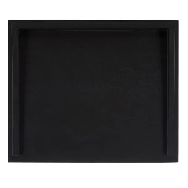 Astaroth Wood Accent Table in Matte Black - The Mayfair Hall