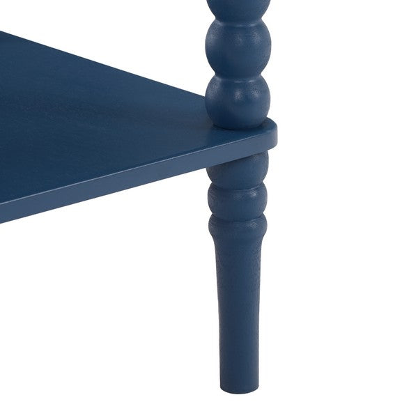 Orbis Square Accent Table in Blue