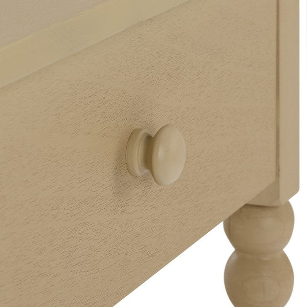 Orbis Accent Table with 1 Drawer in Natural
