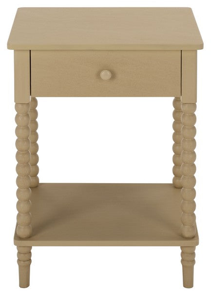 Orbis Accent Table with 1 Drawer in Natural