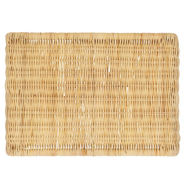 Zendy Rattan Accent Table in Light Natural