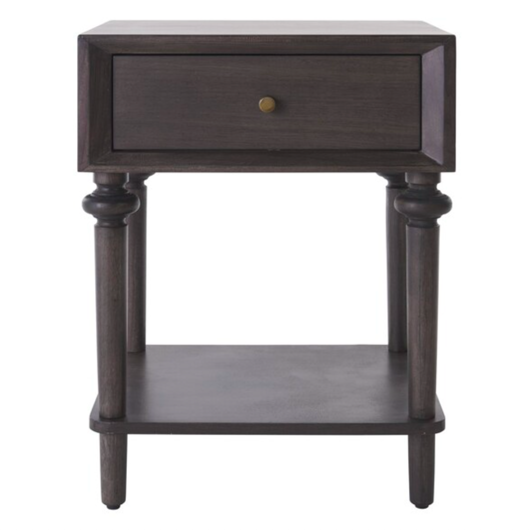 Ambrashi End Table in Dark Gray